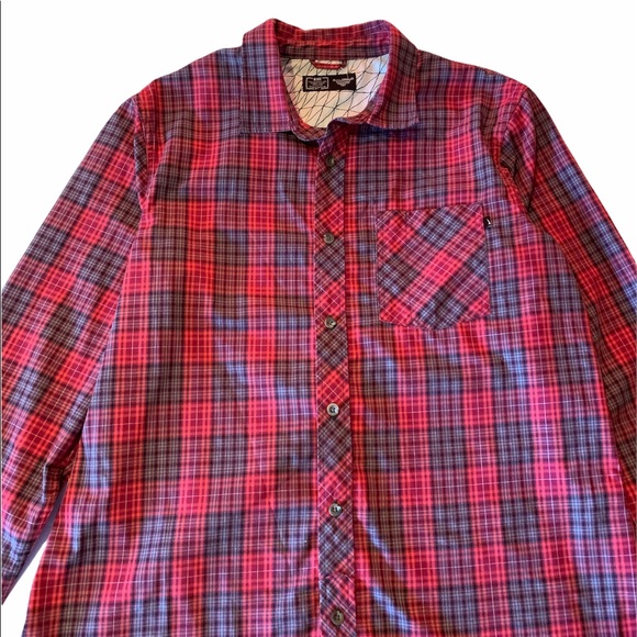 SOLD Nike plaid flannel button down shirt size xl - Picture 2 of 3
